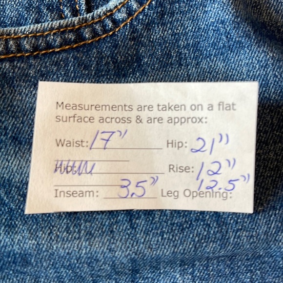 MADEWELL High Rise Denim Shorts Cutoff F7019 - Picture 8 of 8